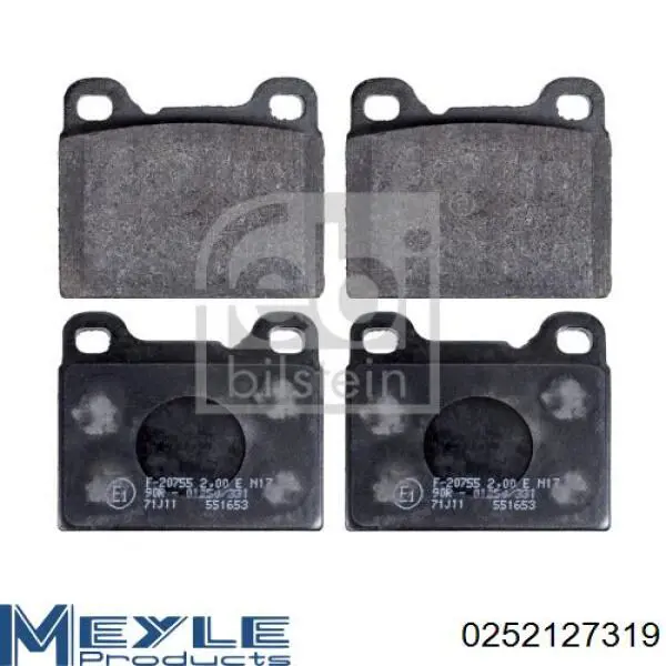 Купить BP000839 Sfec Колодки тормозные