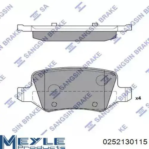 Задние тормозные колодки 301763 VALEO