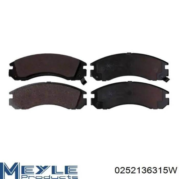 Колодки Meyle 0252136315W цена, от 25.74 USD