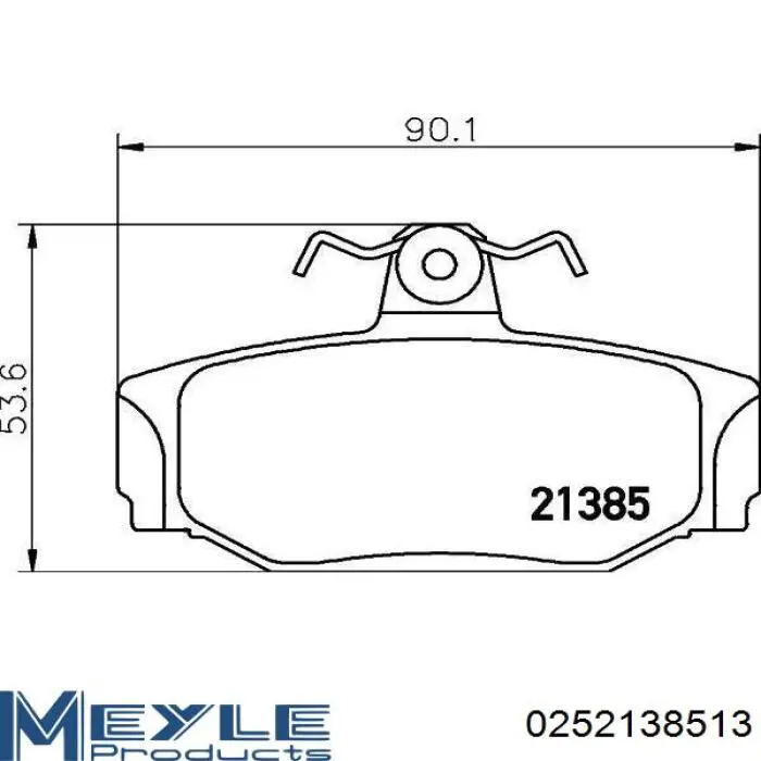 Колодки дисковые  Meyle 0252138513 цена, от 19.95 USD