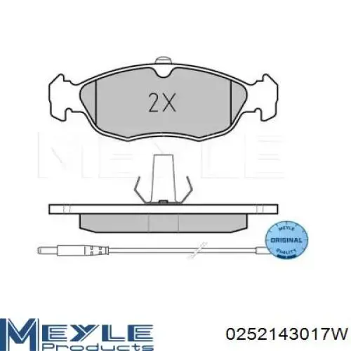 Передние тормозные колодки 425103 Peugeot/Citroen