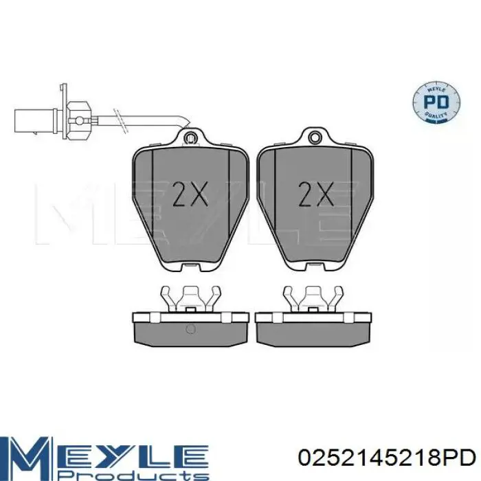 Передние тормозные колодки 4AO698151B VAG