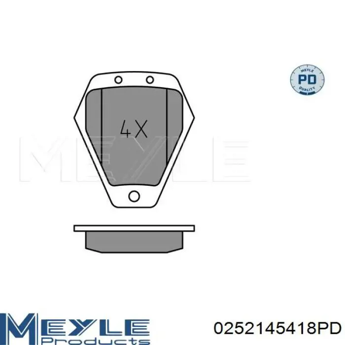 Тормозные колодки VAG 4AO698151B