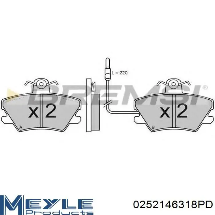 Передние тормозные колодки 8660006336 Renault (RVI)