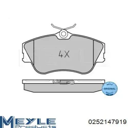 Передние тормозные колодки RP1092 Raiso