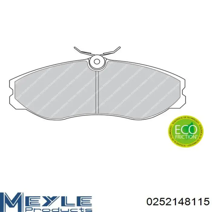 Купить 252148115 Meyle Колодки тормозные