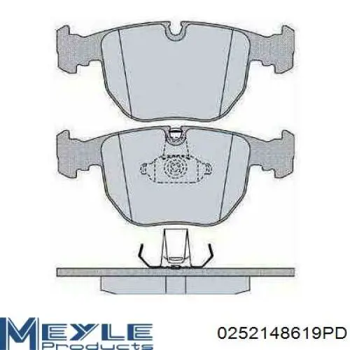 Колодки Meyle 0252148619PD цена, от 41.83 USD