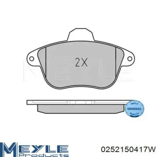 Передние тормозные колодки 6000009999 Renault (RVI)