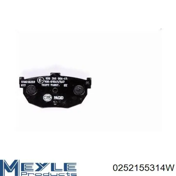 Купить RD21553STD Rider Колодки тормозные задние, дисковые
