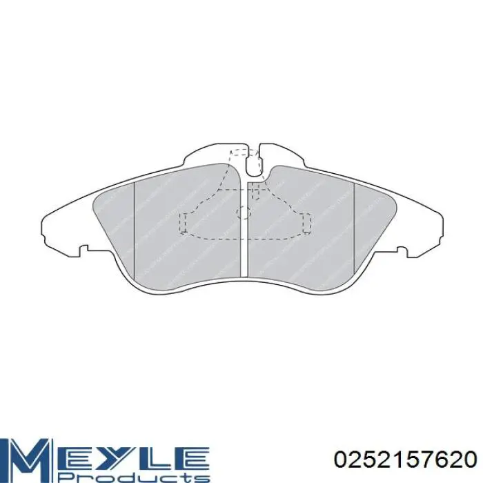 Передние тормозные колодки D145SM Dafmi
