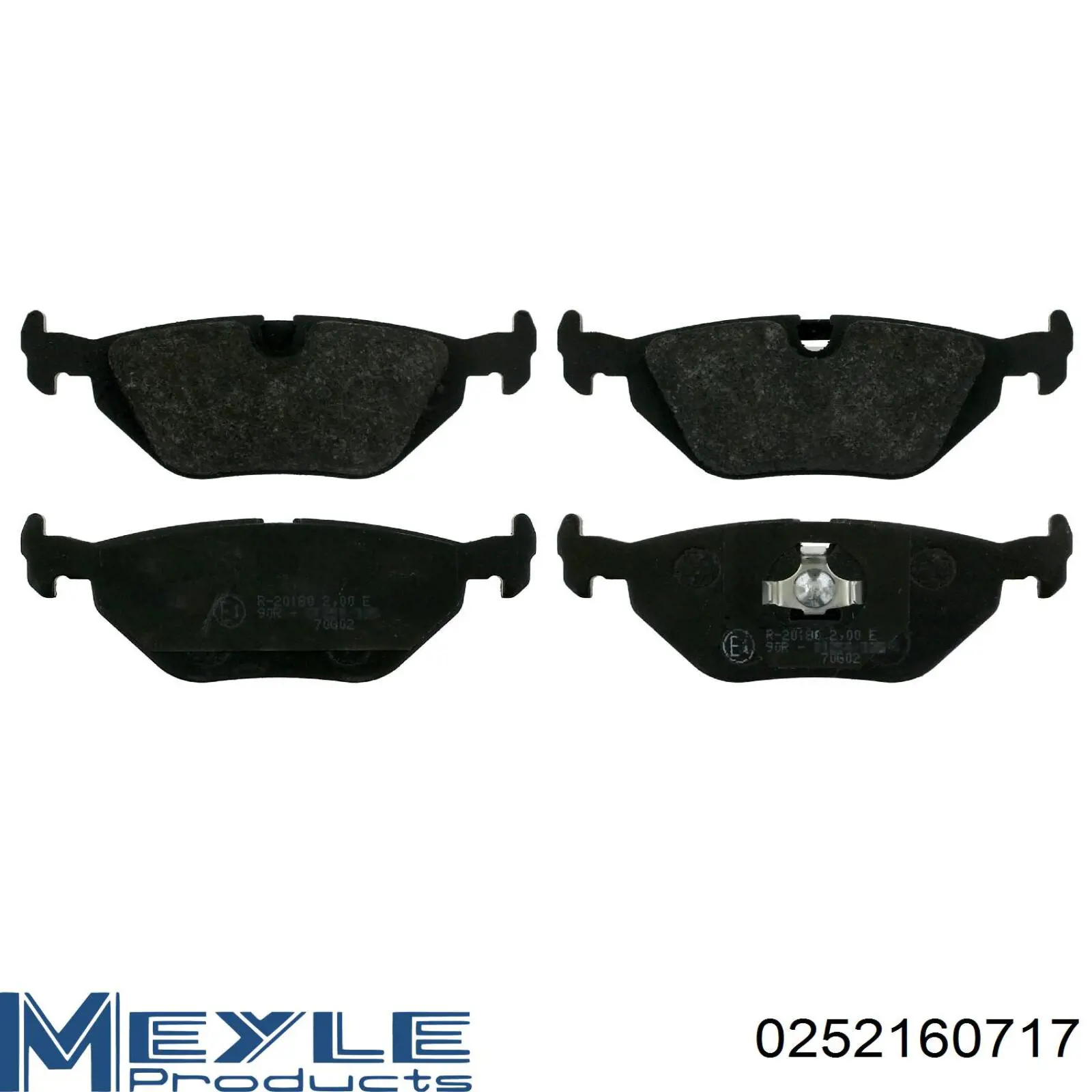 Задние дисковые колодки VALEO 301386