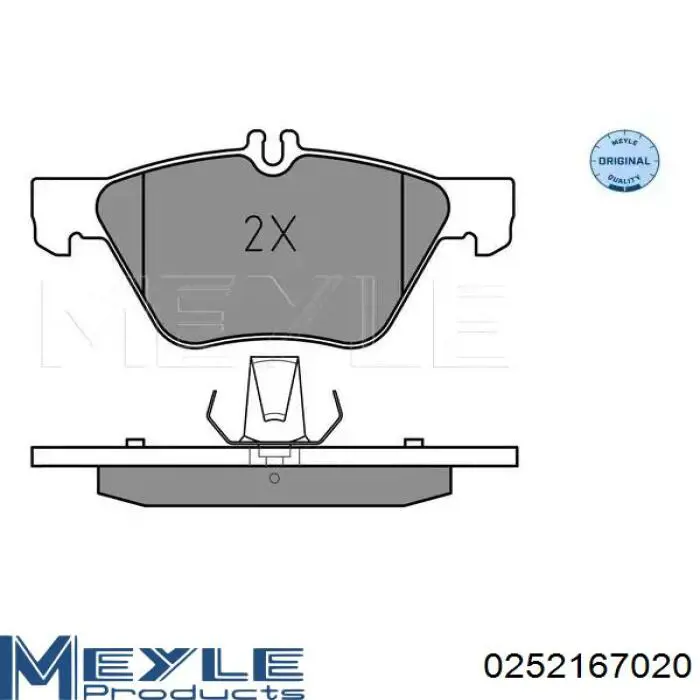 Передние тормозные колодки 3420292041 Mercedes