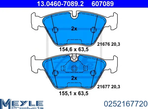 Передние тормозные колодки RT2PD16080 Rotinger