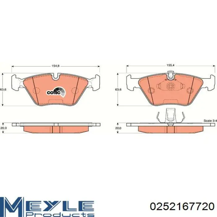 Колодки Rotinger RT2PD16080 цена, от 28.18 USD
