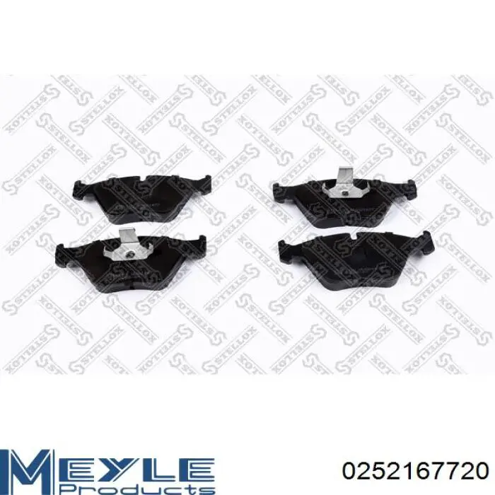 Передние тормозные колодки 252167720 Meyle