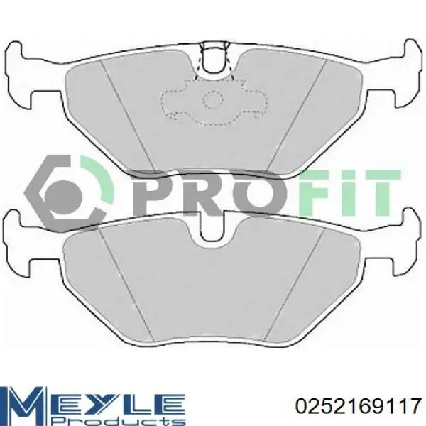 Купить LPR05P650 LPR Колодки тормозные задние, дисковые