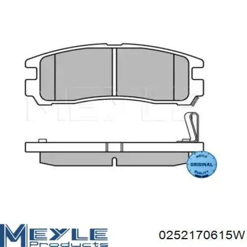 Колодки тормозные задние дисковые на Hyundai Galloper JK