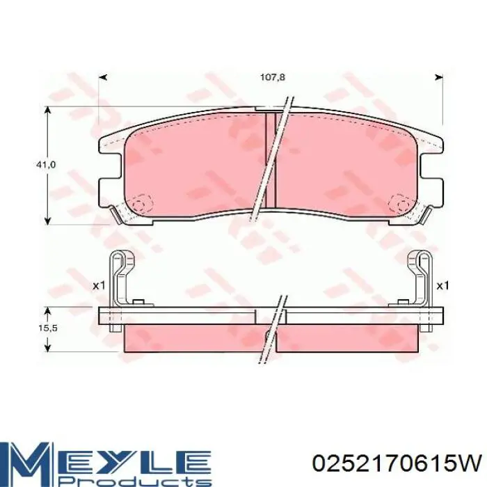 Колодки дисковые  Hyundai/Kia 58302M2A10 цена, от 18.73 USD