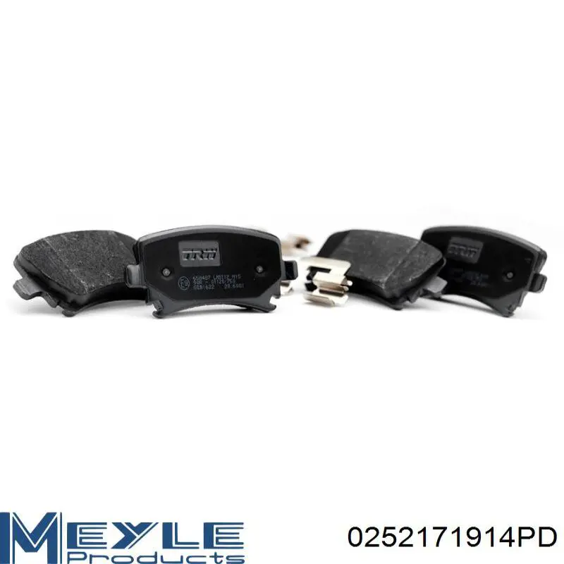 Задние дисковые колодки ASM FR257120