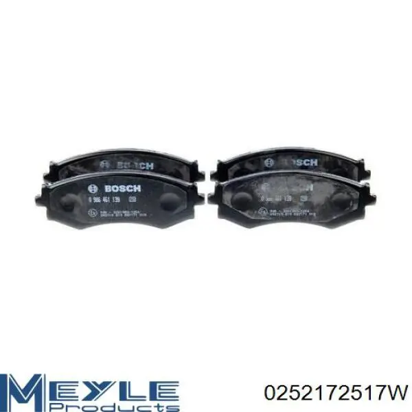 Передние тормозные колодки S581012DA20 Hyundai/Kia