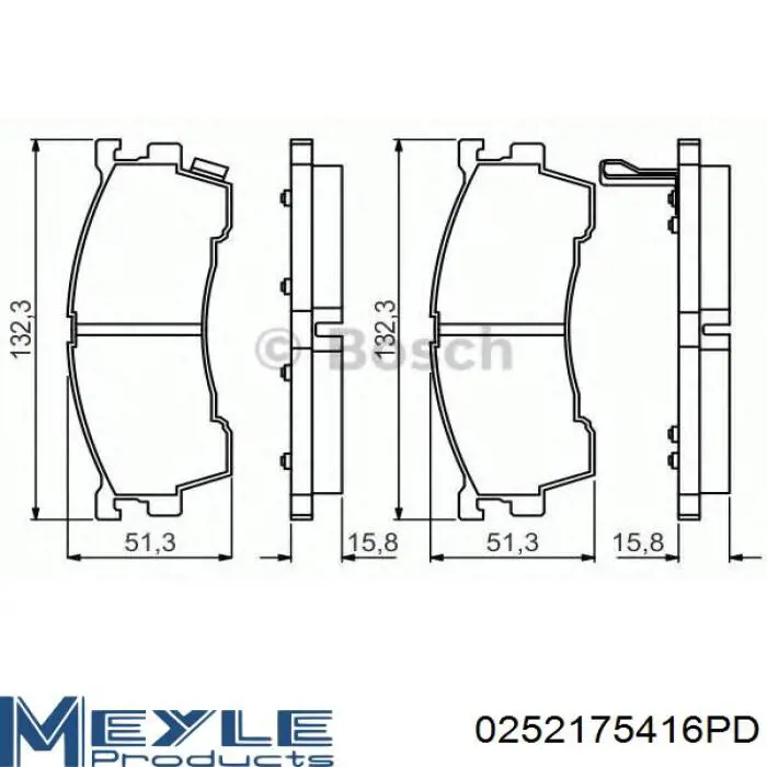 Тормозные колодки VALEO 301629