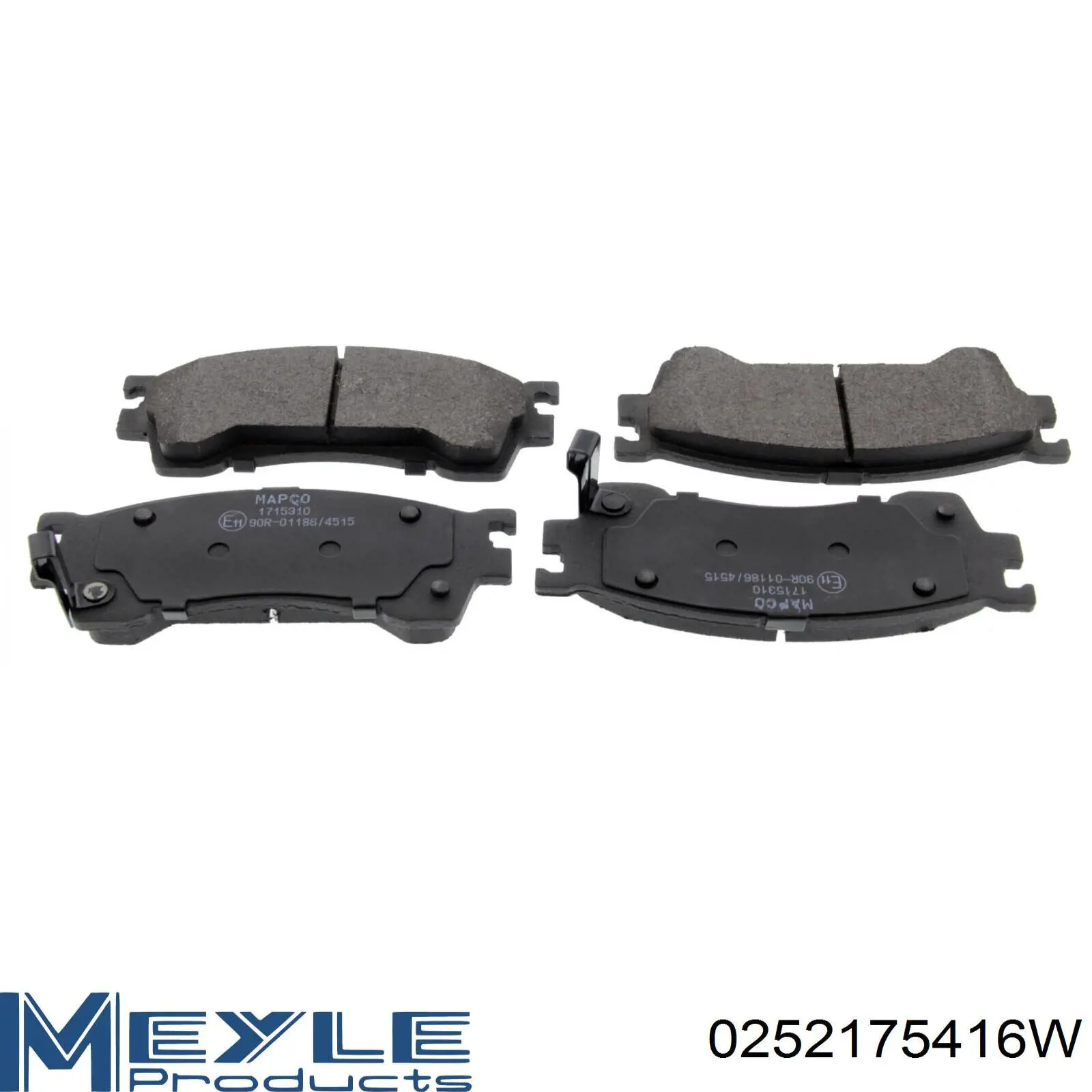 Передние тормозные колодки 301629 VALEO