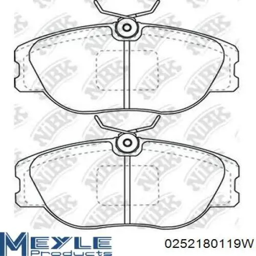 190896 Maxgear Колодки передние