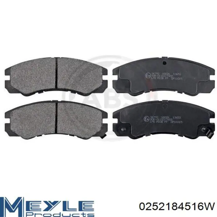 986424760 Bosch Колодки передние