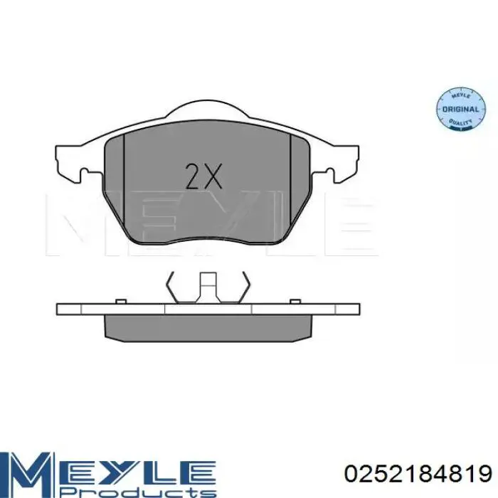 Колодки тормозные передние дисковые на Ford Galaxy  VX 
