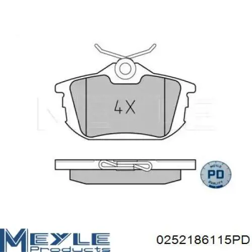 Задние дисковые колодки Optimal 10208