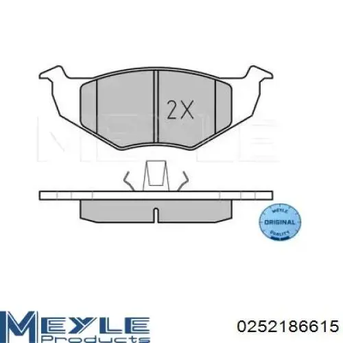 Передние тормозные колодки 986424449 Bosch