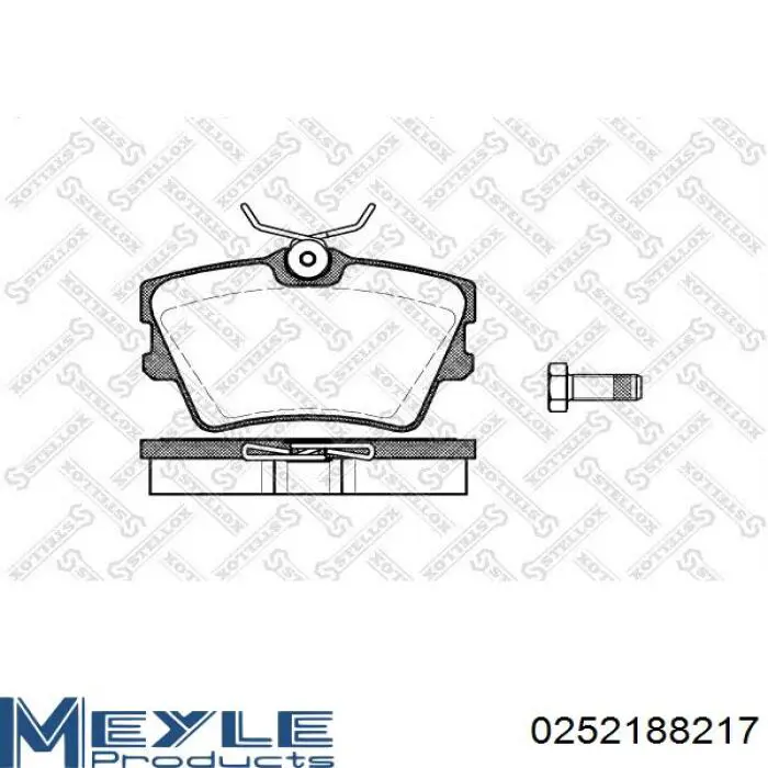 Купить RD330106PRF Rider Колодки тормозные задние, дисковые