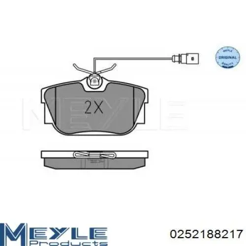 RD330106PRF Rider Колодки тормозные дисковые комплект