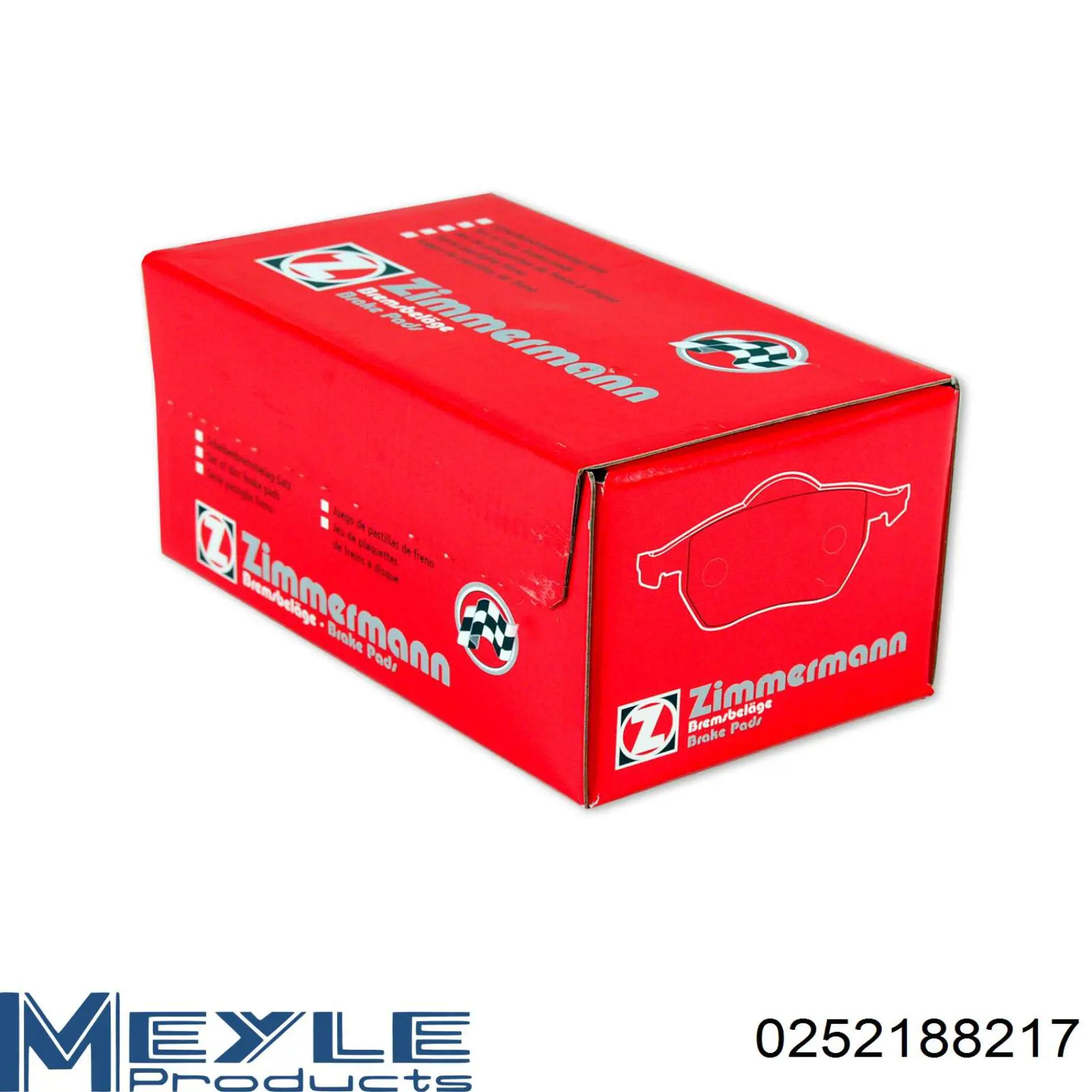 Задние дисковые колодки Meyle 0252188217