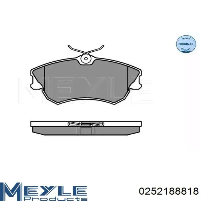 Передние тормозные колодки 6025315867 Renault (RVI)