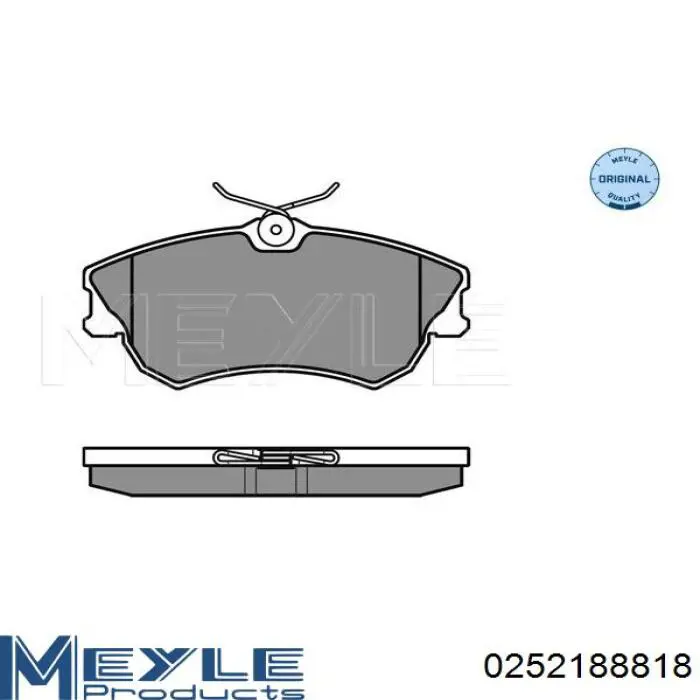 Передние тормозные колодки 6025370851 Renault (RVI)