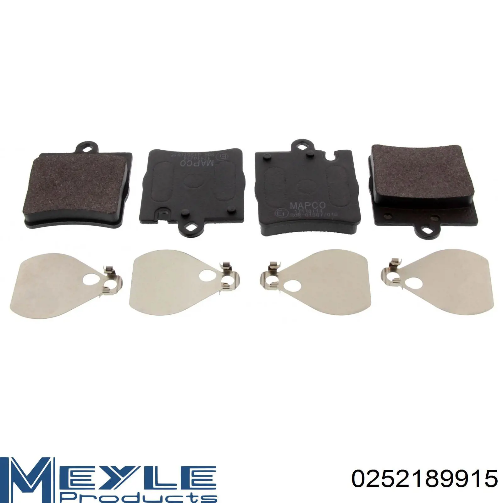 Задние тормозные колодки A0024205220 Begel