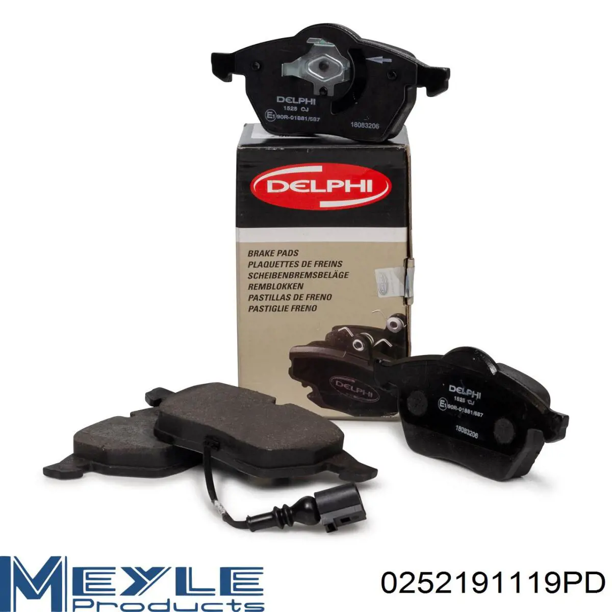 Купить 0252191119PD Meyle Колодки тормозные