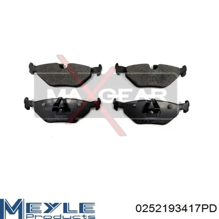 Купить ADB114227 Blue Print Колодки тормозные задние, дисковые