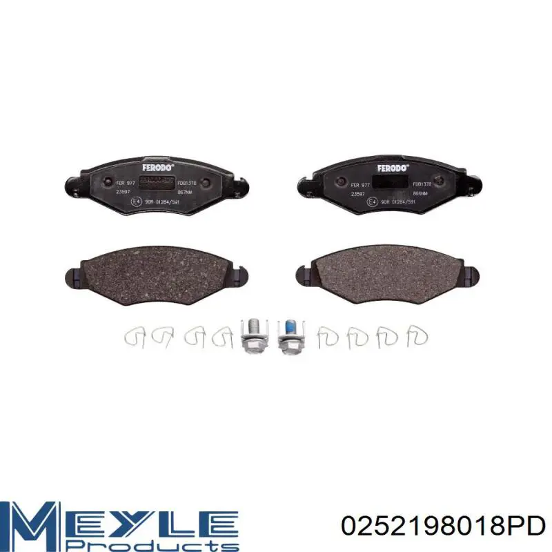 Compre RD21980STD Rider Sapatas do freio dianteiras de disco