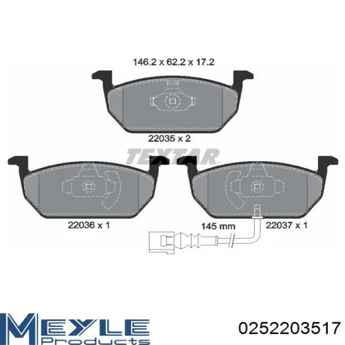 Тормозные колодки VALEO 601426