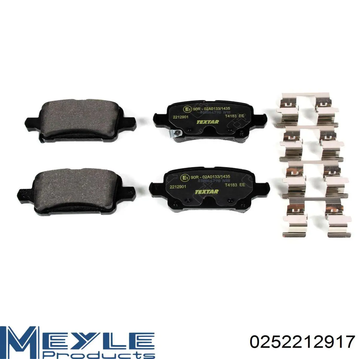 Задние дисковые колодки Meyle 0252212917