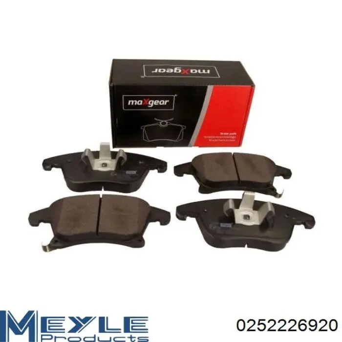 Передние тормозные колодки 302511 VALEO