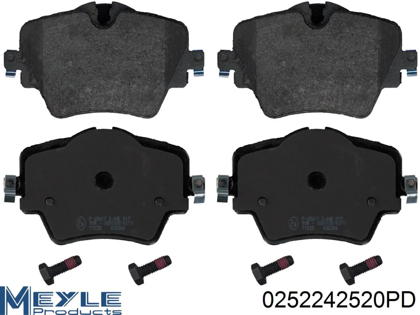 Sapatas do freio dianteiras de disco 34116888458 BMW