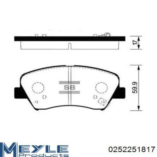 Колодки Denckermann B111548 цена, от 27.40 USD