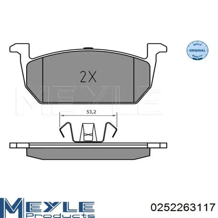 P85167 Brembo Колодки передние