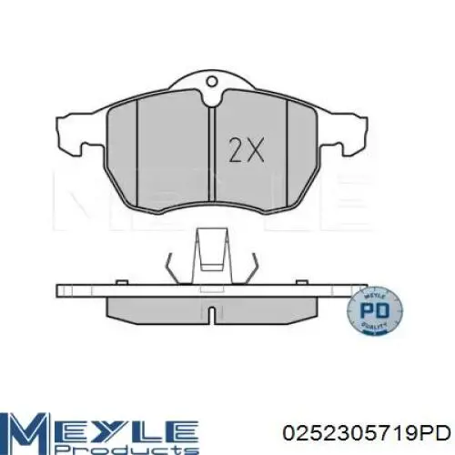 Передние тормозные колодки 9195145 General Motors