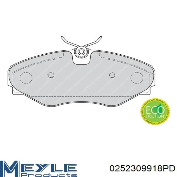 Купить 0252309918PD Meyle Колодки тормозные