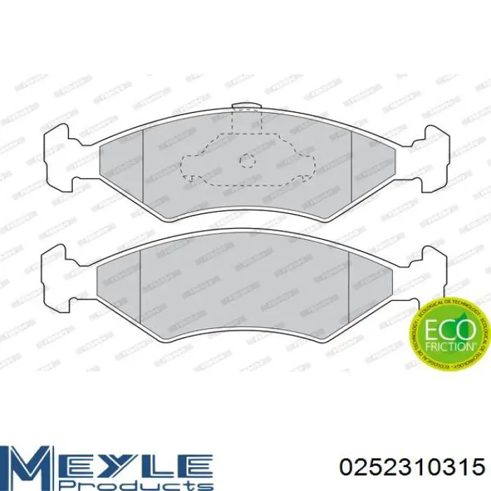 Передние тормозные колодки BE309 Best