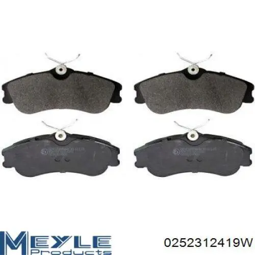 Тормозные колодки Meyle 0252312419W